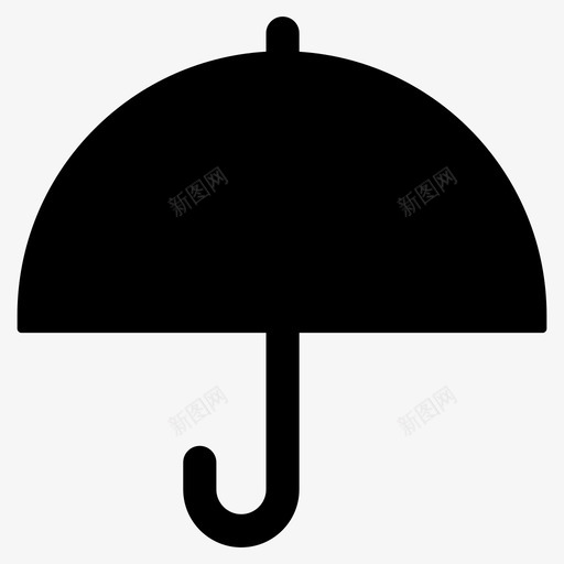 伞保护遮阳伞图标svg_新图网 https://ixintu.com 保护 商业 标志 遮阳伞
