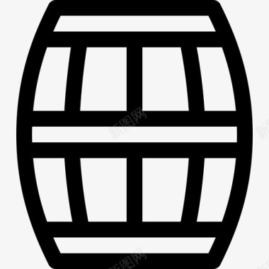 桶装感恩节75直纹图标图标