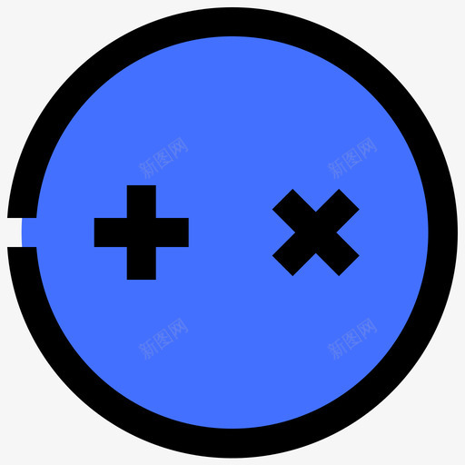 数学科学128蓝色图标svg_新图网 https://ixintu.com 数学 科学 蓝色