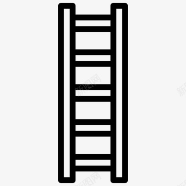 梯子结构172直线图标图标