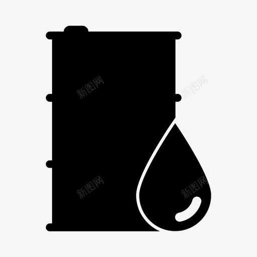 油桶桶油箱图标svg_新图网 https://ixintu.com 油桶 油箱