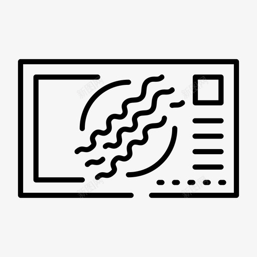 明信片假日信件图标svg_新图网 https://ixintu.com 信件 假日 假期 旅行 明信片 间隙 随机