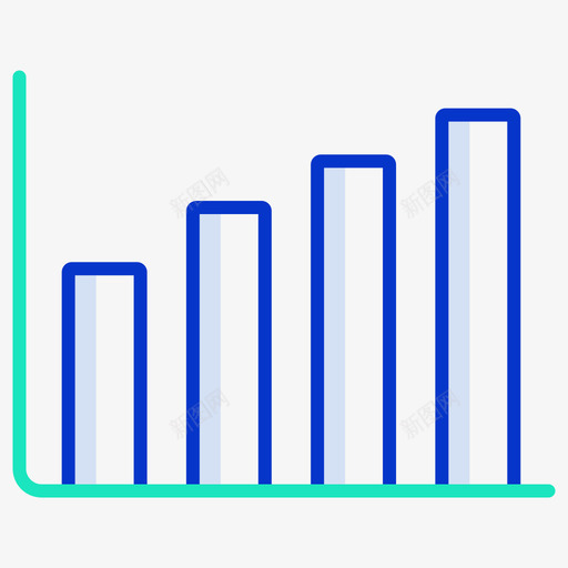 条形图商业战略33轮廓颜色图标svg_新图网 https://ixintu.com 商业 战略 条形图 轮廓 颜色