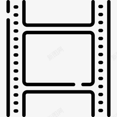 胶片摄像机23线性图标图标