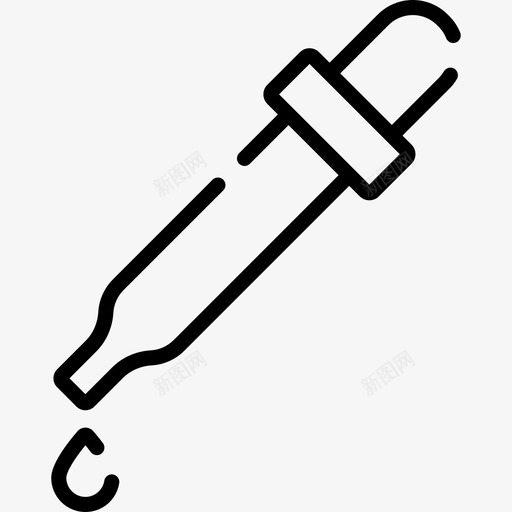 滴管生物工程39线性图标svg_新图网 https://ixintu.com 滴管 生物工程 线性