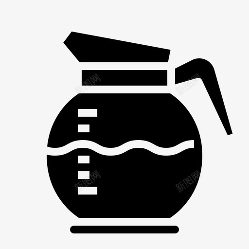咖啡壶咖啡80加满图标svg_新图网 https://ixintu.com 加满 咖啡 咖啡壶