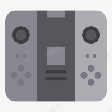 游戏控制器小工具34扁平图标图标