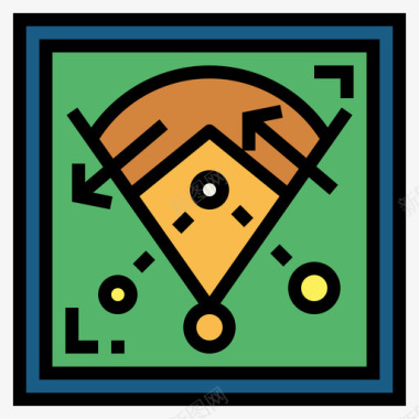 战略棒球49线颜色图标图标