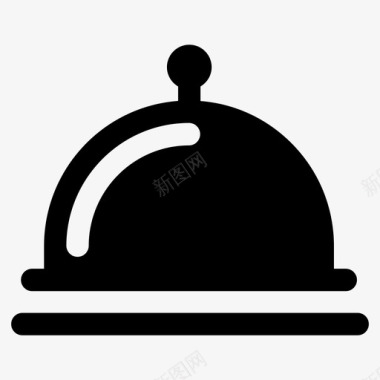 cloche餐具食品餐具图标图标