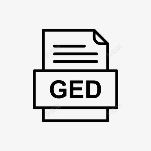 ged文件文件图标文件类型格式svg_新图网 https://ixintu.com 41种 ged 图标 文件 格式 类型