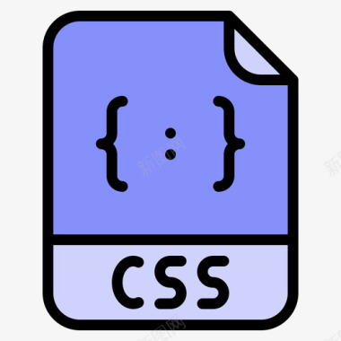 Css文件扩展名线颜色图标图标