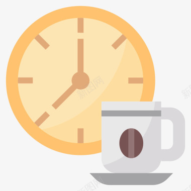 咖啡早餐64无糖图标图标
