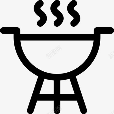 烧烤劳动节28直系图标图标