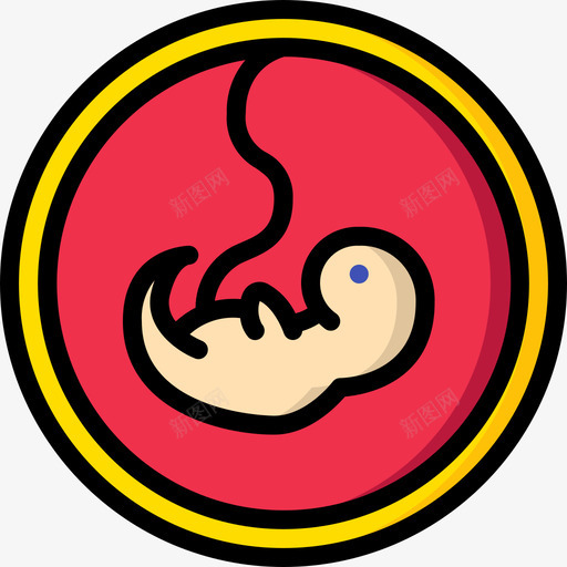 胎儿母性42线形颜色图标svg_新图网 https://ixintu.com 母性 线形 胎儿 颜色