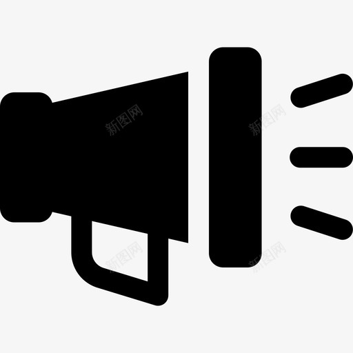 扩音器电影院104充满图标svg_新图网 https://ixintu.com 充满 扩音器 电影院