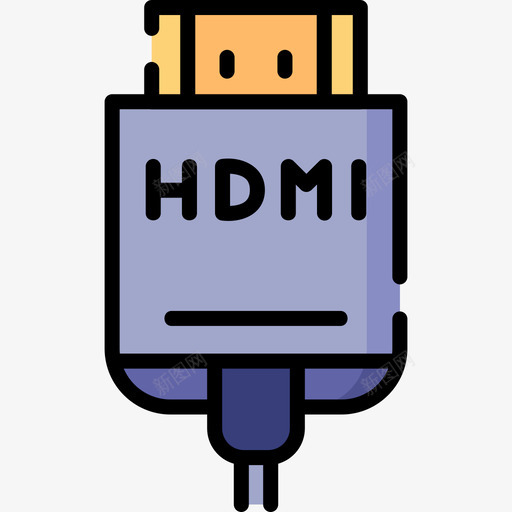 Hdmi25摄像机线性彩色图标svg_新图网 https://ixintu.com Hdmi 彩色 摄像机 线性
