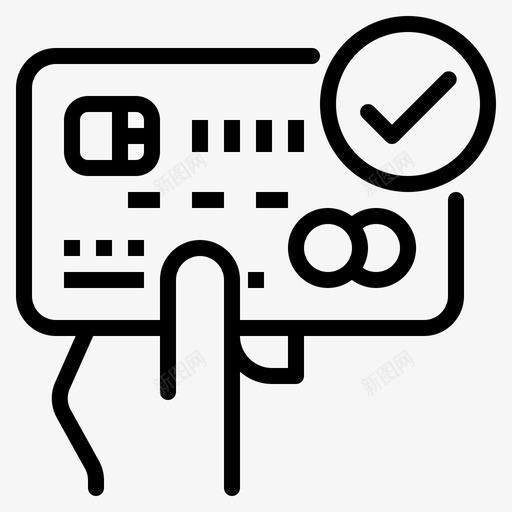 信用卡支付72直拨图标svg_新图网 https://ixintu.com 信用卡 支付 直拨