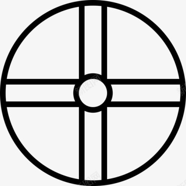 盾牌保护维京人图标图标