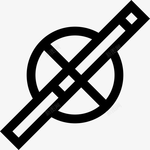 禁止吸烟健康105直系图标svg_新图网 https://ixintu.com 健康 吸烟 直系 禁止