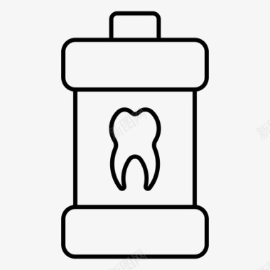 漱口牙科口腔图标图标