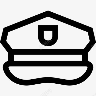 警察帽警察46直系图标图标