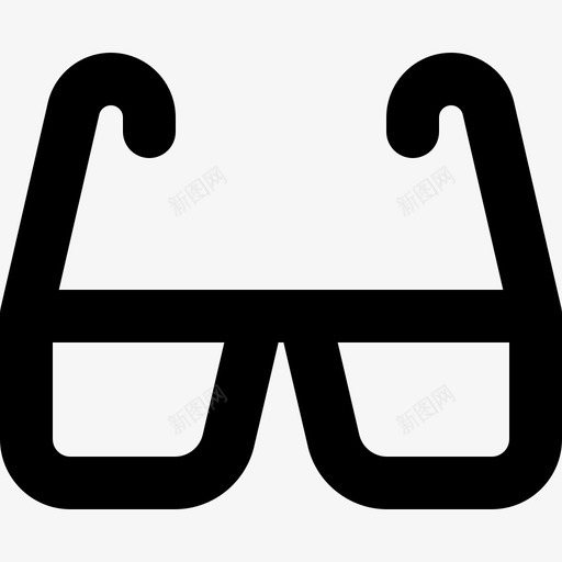 智能眼镜技术设备3线性图标svg_新图网 https://ixintu.com 技术 智能 眼镜 线性 设备