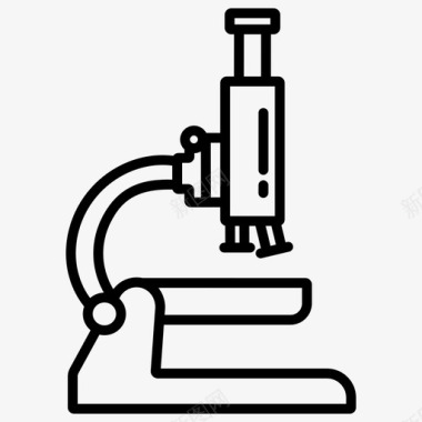 显微镜科学技术3大纲图标图标