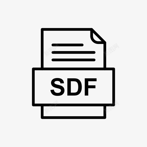 sdf文件文件图标文件类型格式svg_新图网 https://ixintu.com 41种 sdf 图标 文件 格式 类型