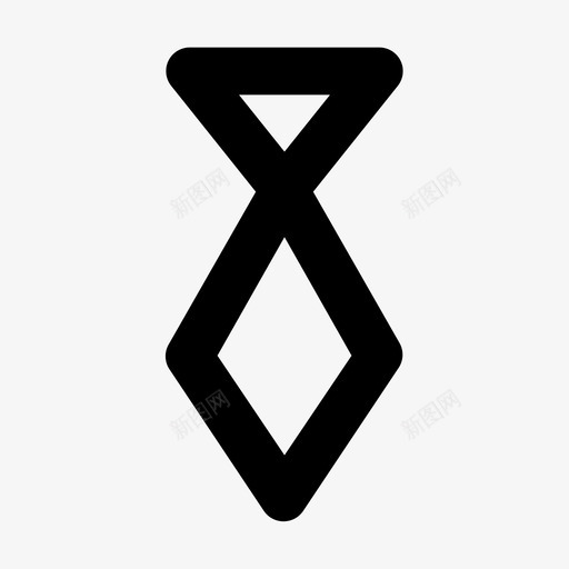 领带服装时尚图标svg_新图网 https://ixintu.com 办公 商务 时尚 服装 条线 管理 领带