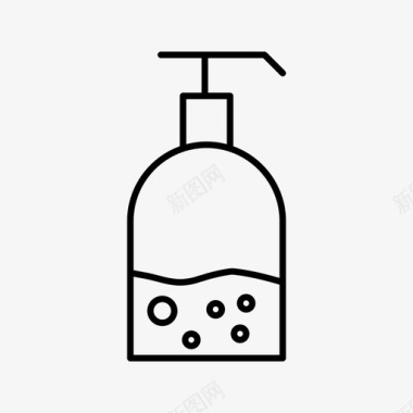 洗手液液体肥皂25酒店餐厅图标图标