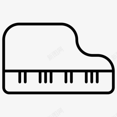 钢琴音乐歌曲图标图标