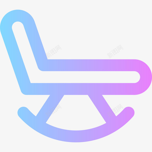 摇椅家装61坡度图标svg_新图网 https://ixintu.com 坡度 家装 摇椅