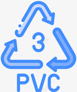 回收塑料制品4蓝色图标图标