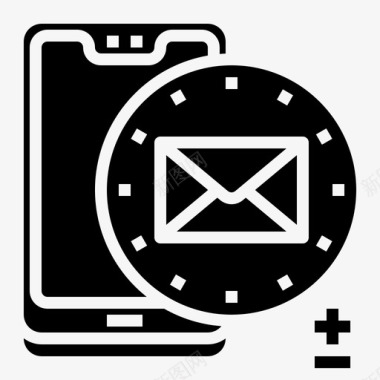 邮件智能手机技术2填充图标图标
