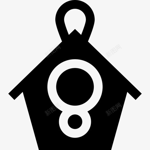 鸟舍宠物54已填充图标svg_新图网 https://ixintu.com 填充 宠物 鸟舍