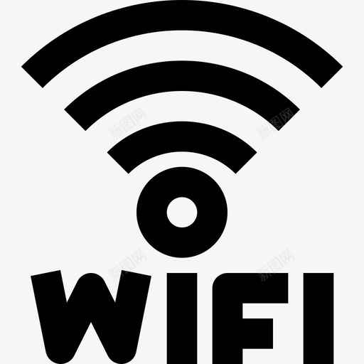 Wifi酒店191线性图标svg_新图网 https://ixintu.com Wifi 线性 酒店