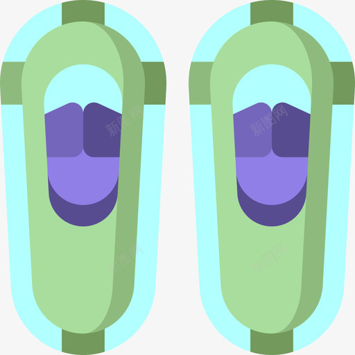 雪鞋冬季旅行19平底鞋图标svg_新图网 https://ixintu.com 冬季 平底 旅行 雪鞋