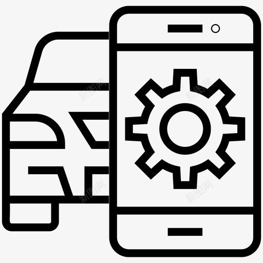 汽车移动应用程序车辆配置车辆维护应用程序图标svg_新图网 https://ixintu.com 作弊 婴儿 应用程序 控制 汽车 移动 维护 设置 车辆 车道 配置