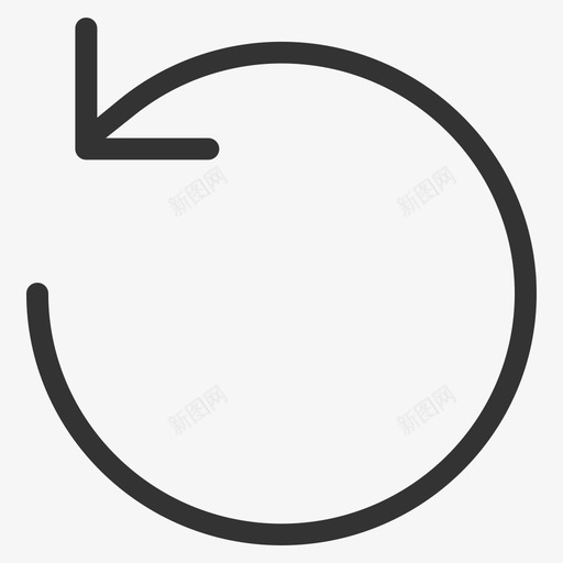 X_左转-11svg_新图网 https://ixintu.com X_左转-11
