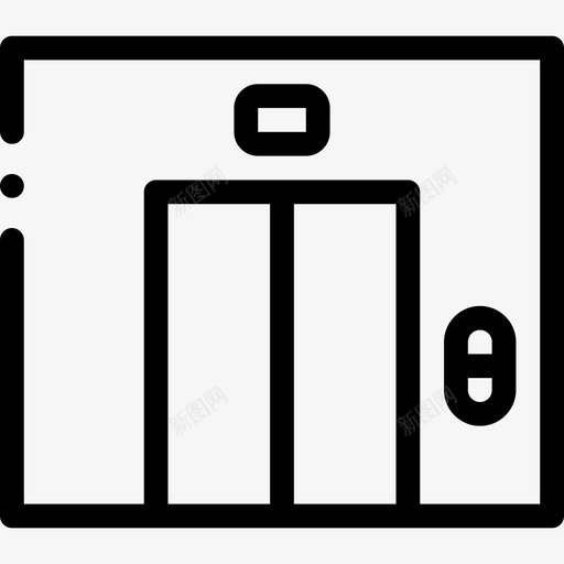 154机场直线电梯图标svg_新图网 https://ixintu.com 机场 电梯 直线