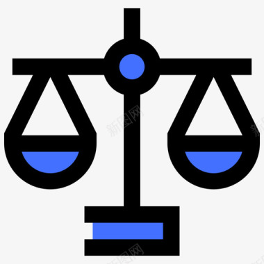 法律金融139蓝色图标图标