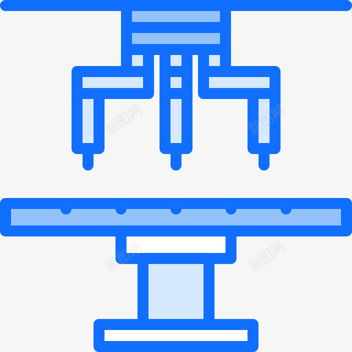 机器人医疗技术10蓝色图标svg_新图网 https://ixintu.com 医疗 技术 机器人 蓝色