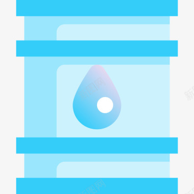 油桶工厂49蓝色图标图标