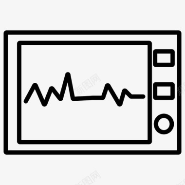 心电图科学技术3大纲图标图标