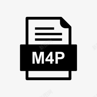 m4p文件文件图标文件类型格式图标