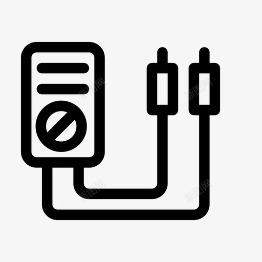电压表建筑设备svg_新图网 https://ixintu.com 工具 工作 电压表 建筑 设备