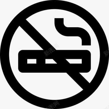 禁止吸烟137号餐厅直系图标