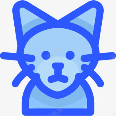 阿比西尼亚猫猫品种1蓝色图标