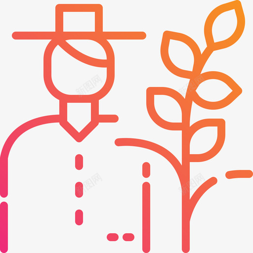 Gardener泰国28线性梯度图标svg_新图网 https://ixintu.com Gardener 梯度 泰国 线性