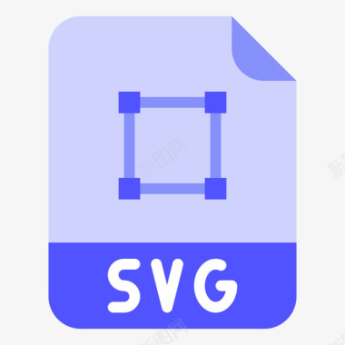 Svg文件扩展名4平面图标图标